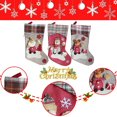 thumbnail image 5 of CUITING Santa Snowman Reindeer 3D Plush Multi-color Fur Christmas Stockings  with Faux Cuff 10.6” (3 Count), 5 of 7