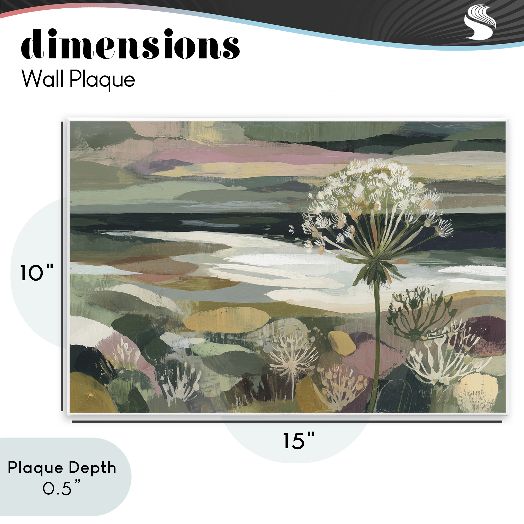 Stupell Industries Dandelion in Misty Meadow Wall Plaque Art, design by Chromatic Storm Studio