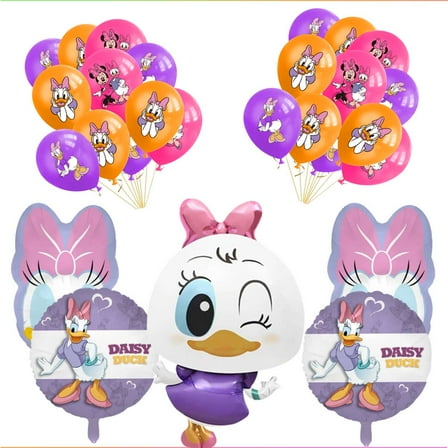 Daisy Minnie bowtique Balloons Party Supplies Decor Set Decorations Kit Fans Birthday