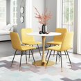thumbnail image 5 of ZUO Var Modern Dining Chair in Yellow (Set of 2), 5 of 12