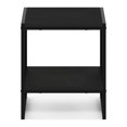 thumbnail image 6 of Furinno Camnus Side Table, 2-Tier Black End Table with Metal Frame, Square Night Stand with Open Shelf, Bedside Table, Easy Assembly, for Living Room, Bedroom, Dark Americano, 6 of 6