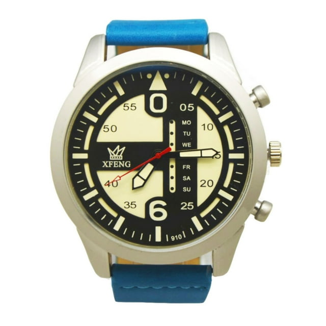 Reloj de pulso Michan imitación piel análogo caballero