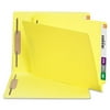 Smead 100% Recycled End Tab Colored Fastener Folders with Shelf-Master® Reinforced Tab