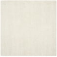 thumbnail image 2 of SAFAVIEH Milan Harlow Solid Plush Shag Area Rug, Ivory, 11' x 11' Square - Large - Modern Design, Ivory, Non-Shedding & Easy Cleaning, Ultra Plush Thick Pile, Ideal for Living Room, Bedroom, 2 of 12
