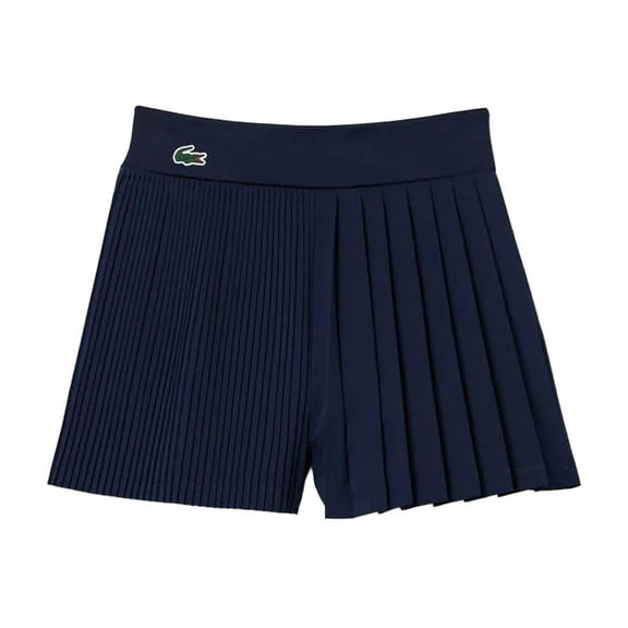 Lacoste Womens Lined Pleated Tennis Shorts