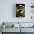 thumbnail image 2 of Canvas Wall Art - Ray Heere 'Proud Peacocks 26' Wall Art for Living Room, Bedroom, or Office Décor by Trademark Fine Art - 30 x 47 Inches, 2 of 4