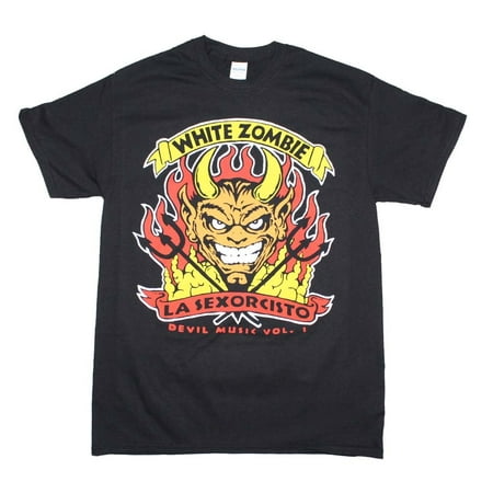 White Zombie - White Zombie Devil Music T-Shirt - Walmart.com