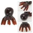 thumbnail image 3 of Unique Bargains 1 Pc Portable Octopus Head Massage Comb for Home Brown Resin, 3 of 5