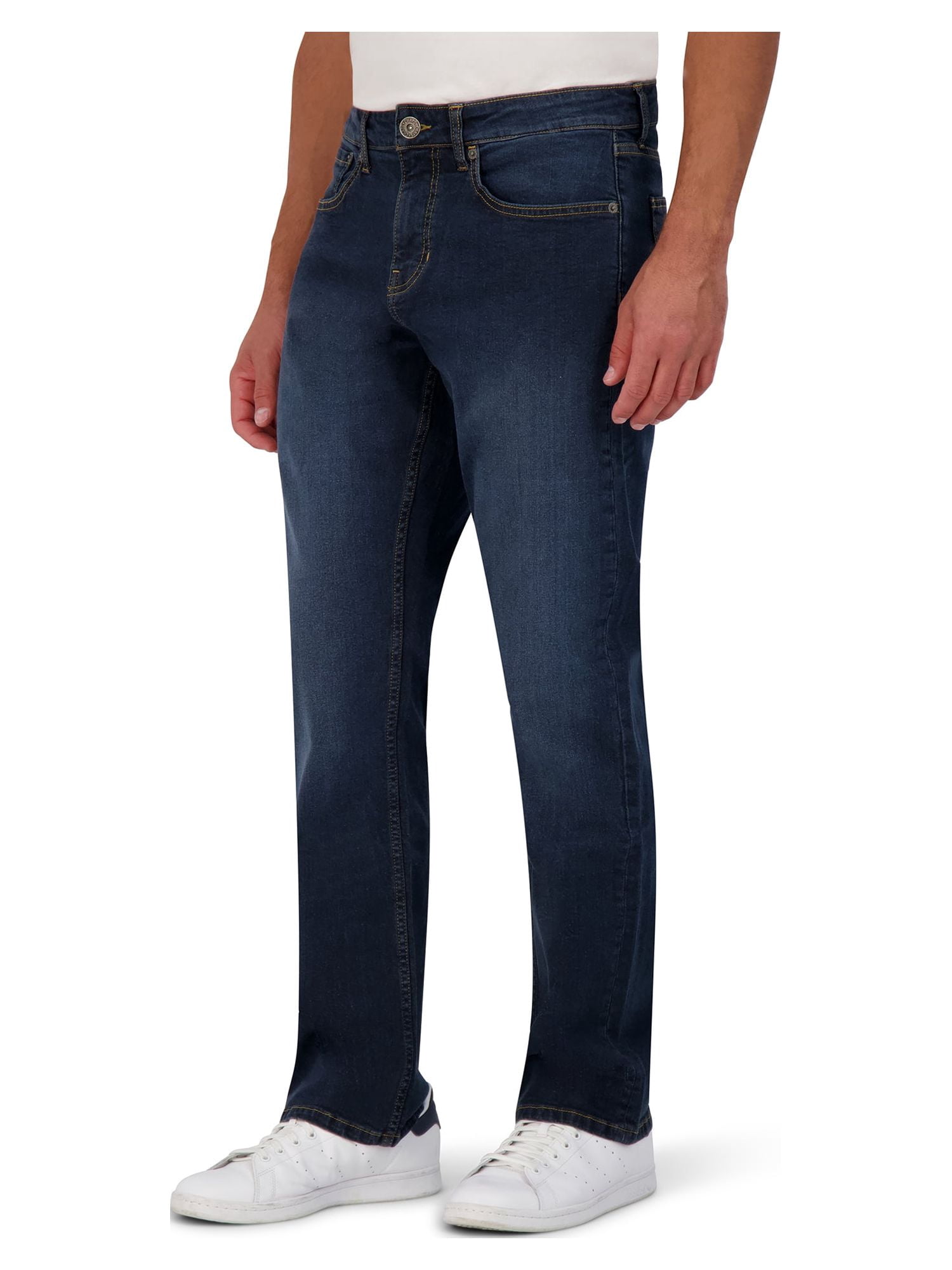Chaps Men’s Comfort Stretch Denim Relaxed Fit – Sizes 29 up to 52