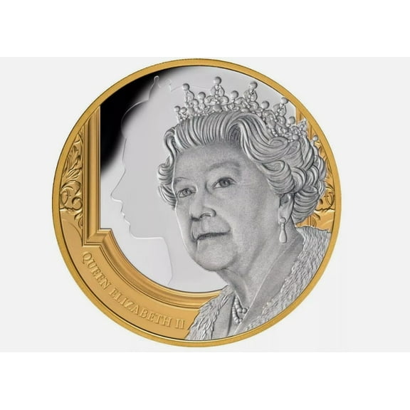 2022 In Memoriam Queen Elizabeth II 1 oz Proof-like Silver Coin - In Box