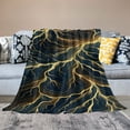 thumbnail image 2 of Orinice River Channels Veins Warm Lightweight Blanket Soft Fleece Throw Blanket for Living Rooms Sofa Decor Cow Gifts All Seasons Bed - Multiple Sizes Available 40x50in, 2 of 6