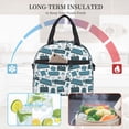 thumbnail image 4 of Disketp Modern Furniture Lonchera Térmica para Mujer y Hombre, Bolsa de Almuerzo Reutilizable e Impermeable para Trabajo, Viajes y Picnic, 4 of 7