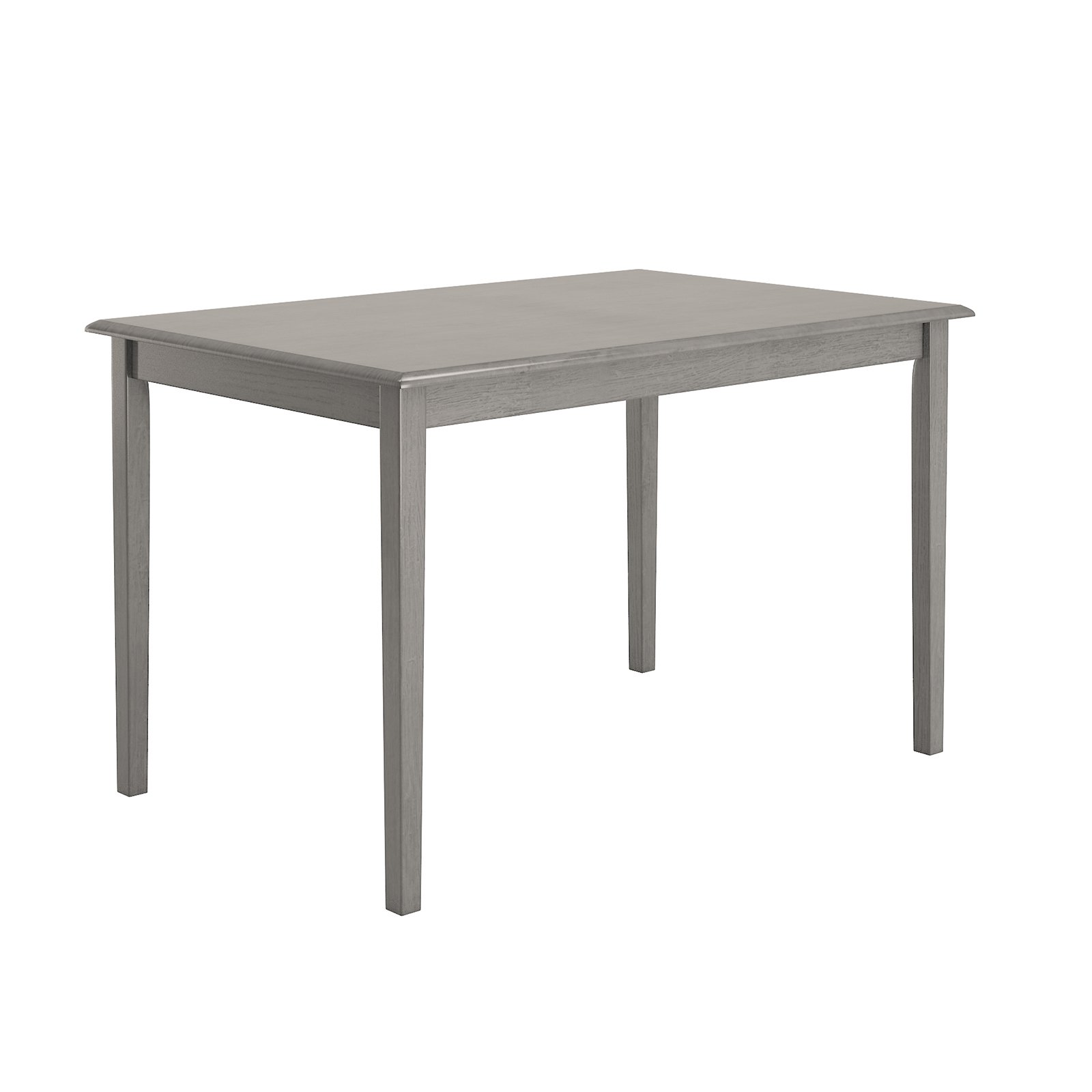 Lexington 5-Piece Dining Set with 48 Dining Table and 4 Slat Back Chairs, Antique Grey