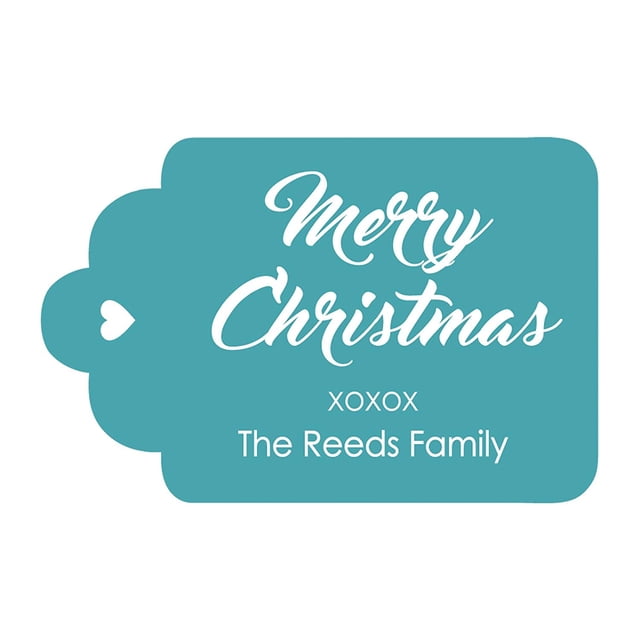 100 PCS Custom Made Hang Paper Tags Personalized Celebrating Merry Christmas Gift Tags