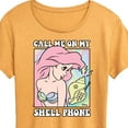thumbnail image 3 of Disney Princess - Ariel Call Me On My Shell Phone - Women's Short Sleeve Graphic T-Shirt, 3 of 6