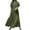 Green, variant on Riforla Summer Bohemian Style Blouse Long Skirt for Women Casual V Neck A Line Layered Ruffled Ankle Length Dress Womens A Line Dresses Green XXL