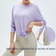 thumbnail image 5 of Blusa de yoga ligera, de secado rápido y con protector solar fresco, camiseta holgada y transpirable para mujer, ropa deportiva de manga larga para yoga, 5 of 6