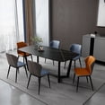 thumbnail image 3 of High Kitchen Table Outdoor Luxury Black Nordic Dining Table Balcony Free Shipping Muebles Para El Hogar Decoration Accessories My Lux Decor Round, 3 of 10