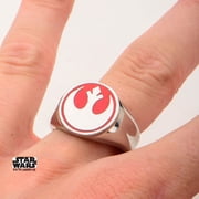 Rebel Symbol Mens Ring