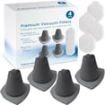 thumbnail image 5 of QIFEI 4-Pack Vacuum Filter Set Compatible with Eureka NES210 NES212 Vacuum Cleaner.Compare to Part # N0101 (Filter) & N0102 (Pre-Motor Filter), 5 of 7