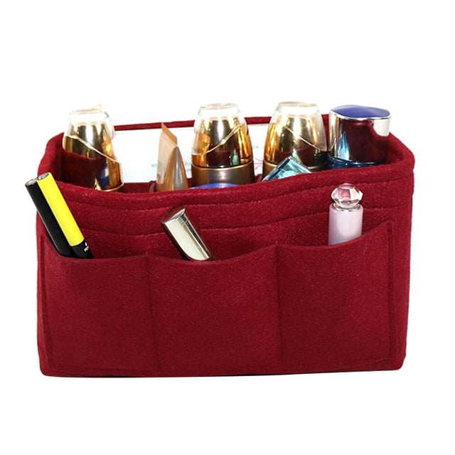 Bolsos Para Mujer, Organizador De Bolsas De Fieltro, Organizador De Bolsillos, Organizador De Cosméticos Multifuncional Vogacara HA040253-09