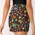 thumbnail image 5 of Colorful Floral Butterfly Pattern Women's Shorts Non-Slip Single Pocket A-line Trouser Skirt Summer Shorts Casual Shorts for Women, 5 of 7