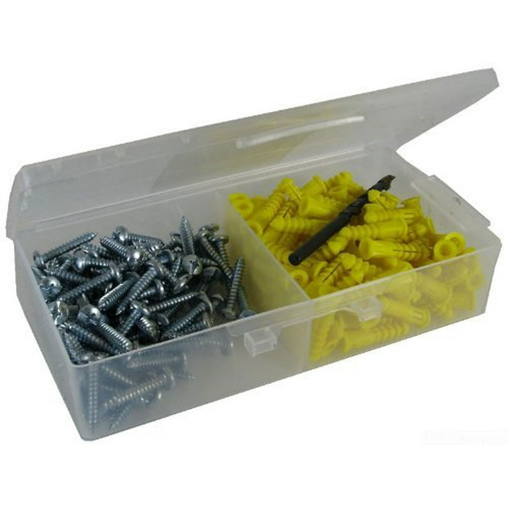 L.H. Dottie 2AKHX Anchor Kit, Hex/Phillips/Slotted, 10 by 1Inch Length