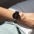 thumbnail image 1 of Anne Klein AK/1018BKBK Reloj de pulsera de cerámica negra para mujer con acento de diamant Anne Klein Anne Klein, 1 of 2