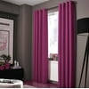 (#72) 1 Panel Hot Pink Solid Thermal Foam Lined Blackout Heavy Thick Window Curtain Drapes Bronze Grommets 84  Length