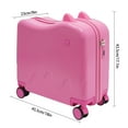 thumbnail image 2 of 18inch,20inch ABS+PC Kid Ride-on Kids Suitcase,Rolling Luggage with Spinner Wheels Carry Trolley Luggage with Password Lock Children's Ride On Trolley Airplane Travel Luggage, 2 of 19