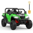 thumbnail image 3 of QinaQin 24V 4WD Ride On Dump Truck with Remote Control, Green, 3 of 8