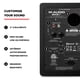 thumbnail image 5 of Pareja de monitores de estudio y altavoces de PC M-Audio BX3BT 3.5 120 W, 5 of 9
