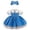Light Blue, variant on Toddler Twirl Dress Toddler Girls Summer Dress Cute Dresses Girls Cotton Casual Clothing 6-24M 2-3Y(Red,6-9 Months)