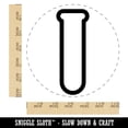 thumbnail image 2 of Science Glassware Test Tube Outline Self-Inking Rubber Stamp Ink Stamper - Red Ink - Large 1-1/2 Inch, 2 of 7