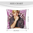 thumbnail image 5 of Ross Lynch Pillow Covers 18 X 18 Inch Decorative Throw Cushion Cases Home for Furniture Bench Sofa, 5 of 6
