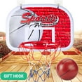 thumbnail image 4 of Mini aro de baloncesto de 34 x 30 cm, aro de baloncesto interior con pelota y bomba, juguete de baloncesto, regalos para niños y adultos YUNYI BRAND  Deportes, 4 of 8