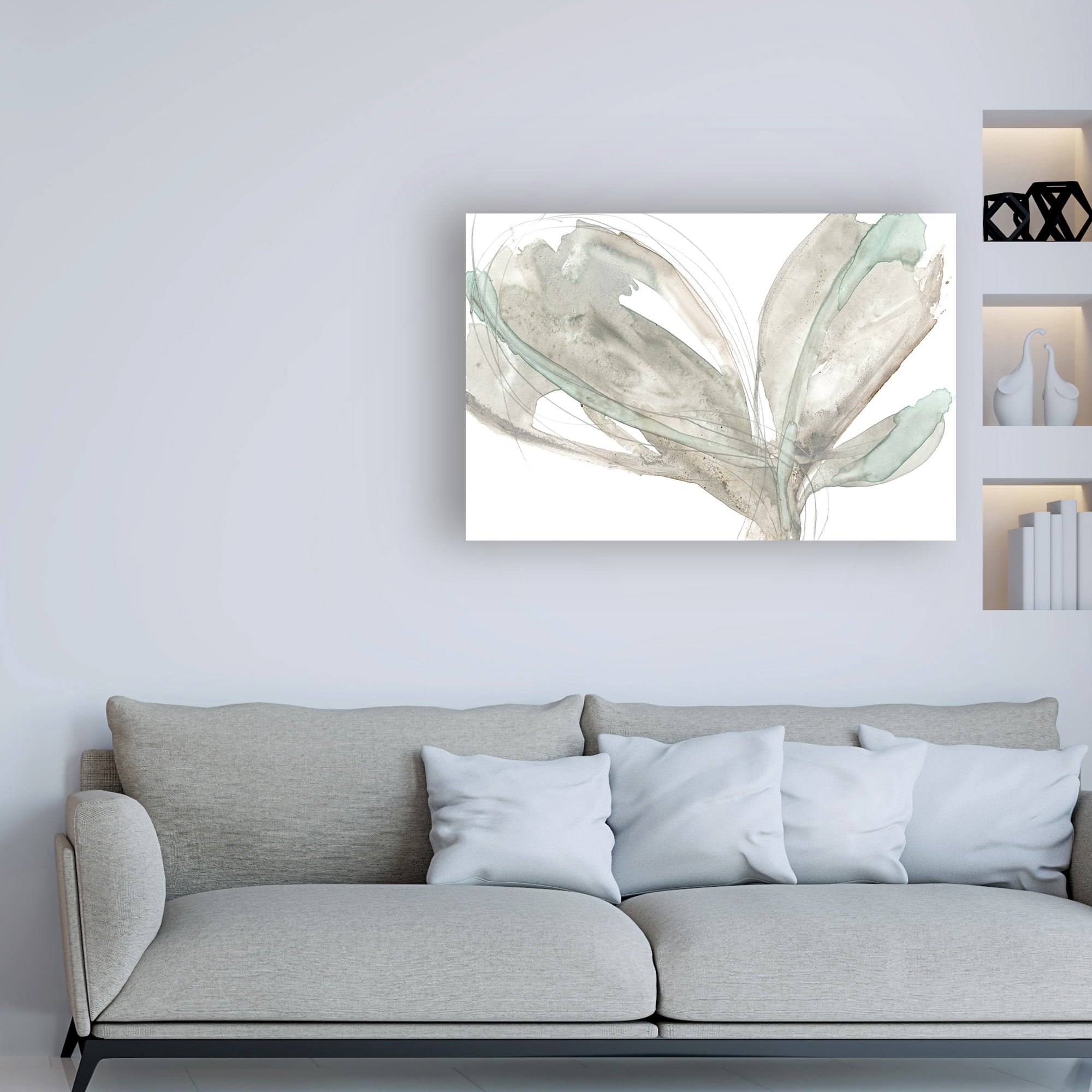 Trademark Fine Art 'Petal Vortex I' Canvas Art by Jennifer Goldberger