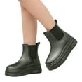 thumbnail image 5 of KANG Stylish Women's Rain Shoes Comfortable Perfect For All Seasons Versatile Mid Calf Rain Boots Collar Gardening Boots Ultra Lightweight Portable Garden Shoes, 5 of 9
