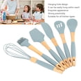 thumbnail image 4 of Kitchen Spoon Gadgets, Beech Handle Widely Used Silicone   For Restaurant, 4 of 8
