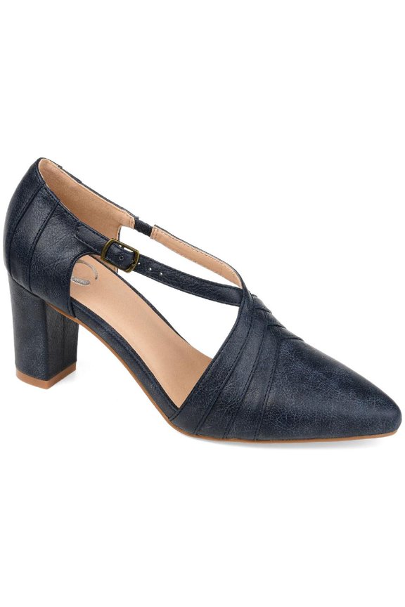 Collection Womens Sandra Padded Insole Dress Heels Navy 9 Medium (B,M)