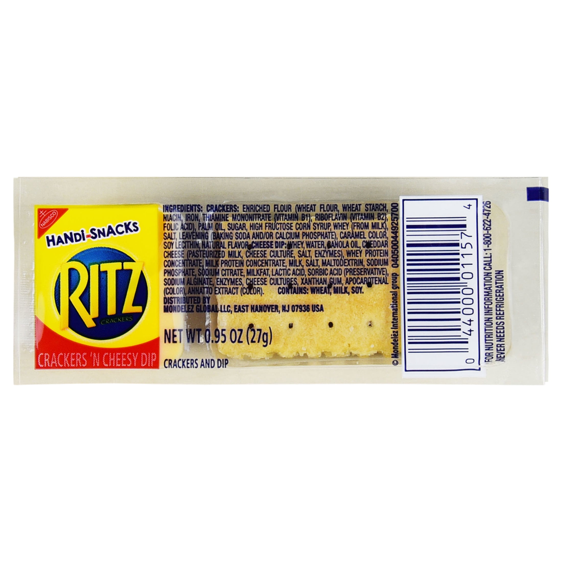 Handi-Snacks, Ritz Crackers 'N Cheesy Dip, 0.95 oz, 12 Count