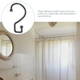 thumbnail image 3 of Koolleo 12pcs Curtain Holdback Curtain Hook Bathroom Shower Hook Drape Hook Fixing Hanger, 3 of 6