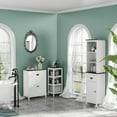 thumbnail image 2 of kleankin Floor Bathroom Shelf, Display Rack with 4 Tier Storage Shelves, 2 of 10
