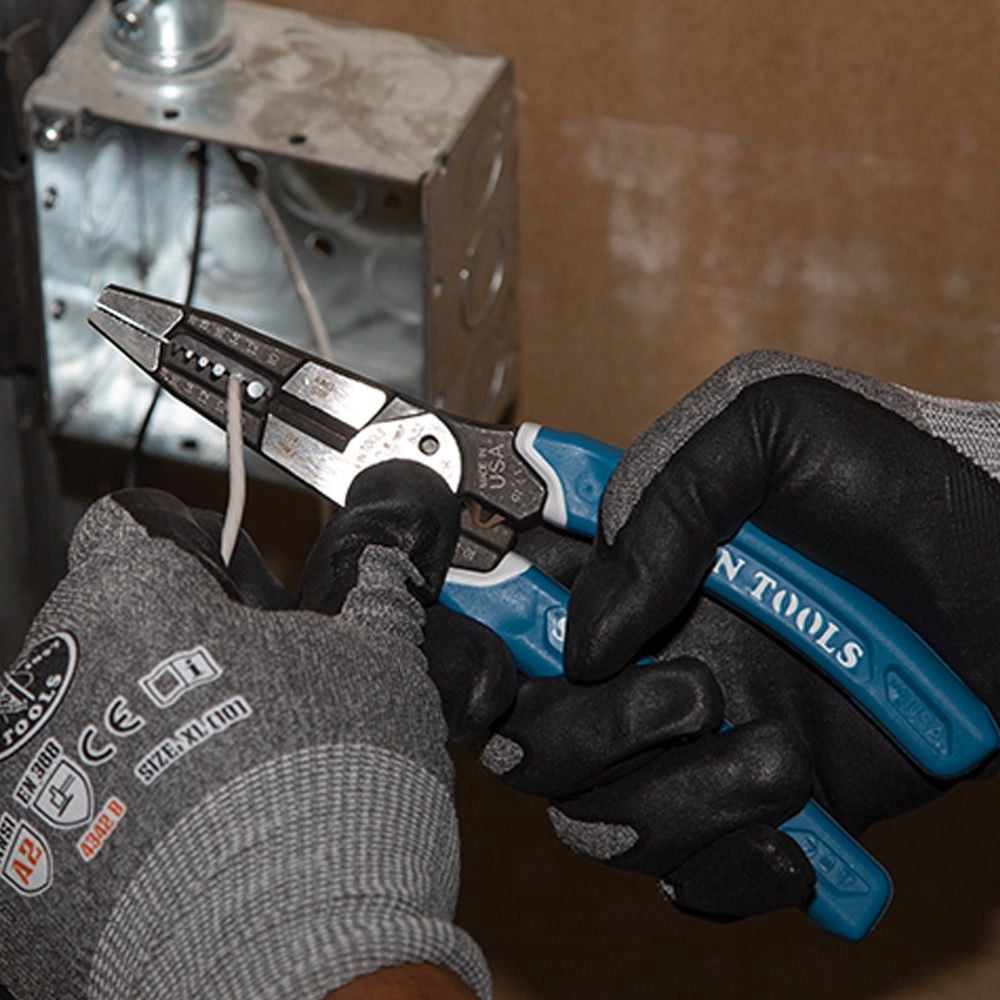 Klein Tools Klein-Kurve Heavy-Duty Wire Stripper/cutter/crimper Multi Tool 8-20 Awg