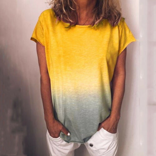 yellow womens plus size tops