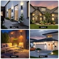 thumbnail image 6 of GEYANG Dusk to Dawn Outdoor Wall Lights , Integrated LED Cylinder Up Down 12W 2700K Modern Aluminum Light, Waterproof Exterior Light for Porch Patio Door, 6 of 6