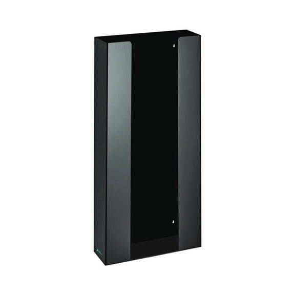 AdirMed ALHI90204BLK Acrylic Glove Dispenser, Quad Box Capacity, 10.2 x 3.5 x 21.1 in., Black