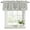 LightSeaGreen, variant on Beige Green Boho Curtain Valances for Windows, Kitchen Valance Window Treatments Panel 2 Pack, Medieval Vintage Ethnic Floral Abstract Rod Pocket Short Curtains for Bathroom Bedroom 42 x 12 Inch