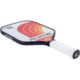 thumbnail image 4 of Rokne Curve Classic Fiberglass Pickleball Paddle Long Handle Racket with Pro Grit Texture, Tangerine, 4 of 12
