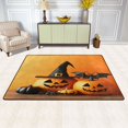 thumbnail image 3 of Non-Slip Area Rug 72"x48" Indoor Washable Floor Mats Carpet Printed for Living Room, Bedroom, Home Decor Cute Halloween Pumpkins, 3 of 7